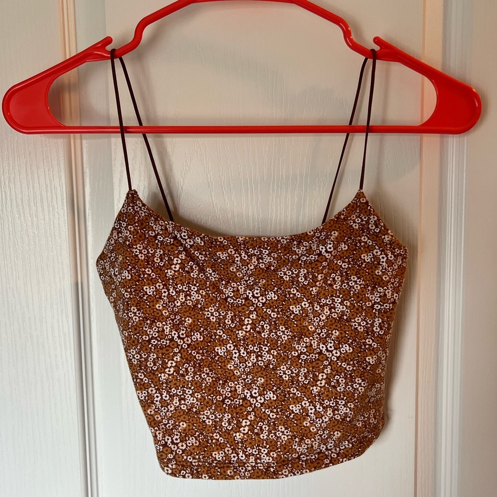 NWOT Floral Tank